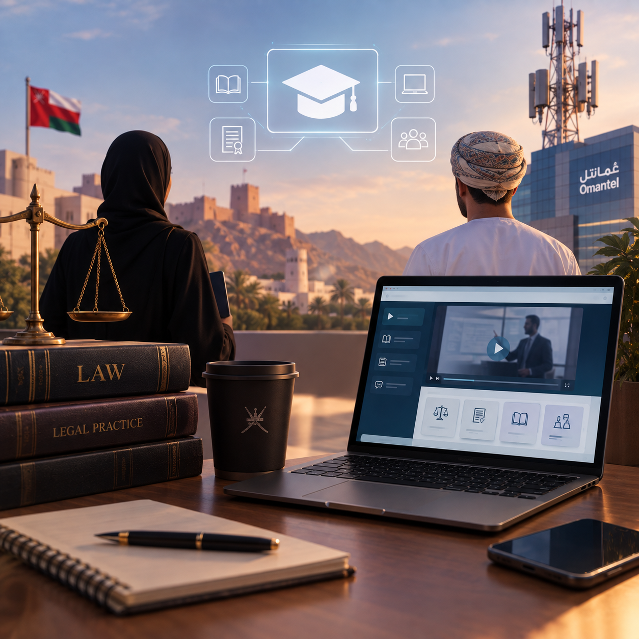 عُمانتل تدرب المحامين؟!🧐⚖️